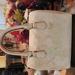 Juicy Couture Obsession Satchel  Purse NWT  (Cafe color)